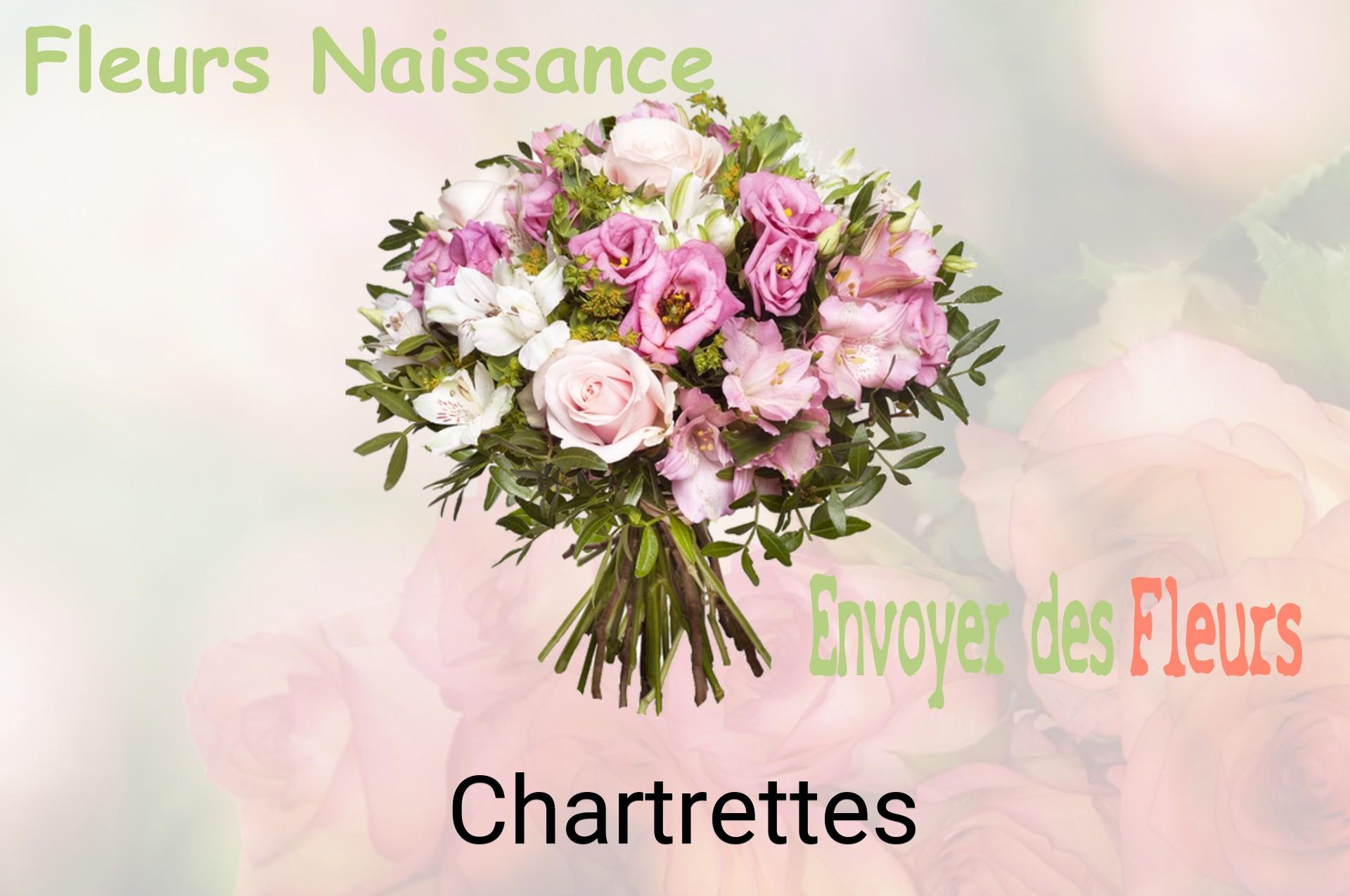 Bouquet de fleurs de naissance livré à Chartrettes